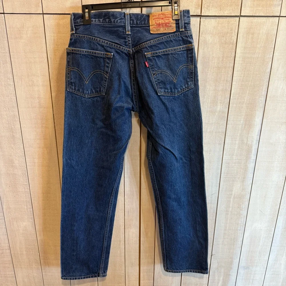 Levi’s Regular Straight 505 Fit Sz‎ 30x32 Men's Blue Jeans